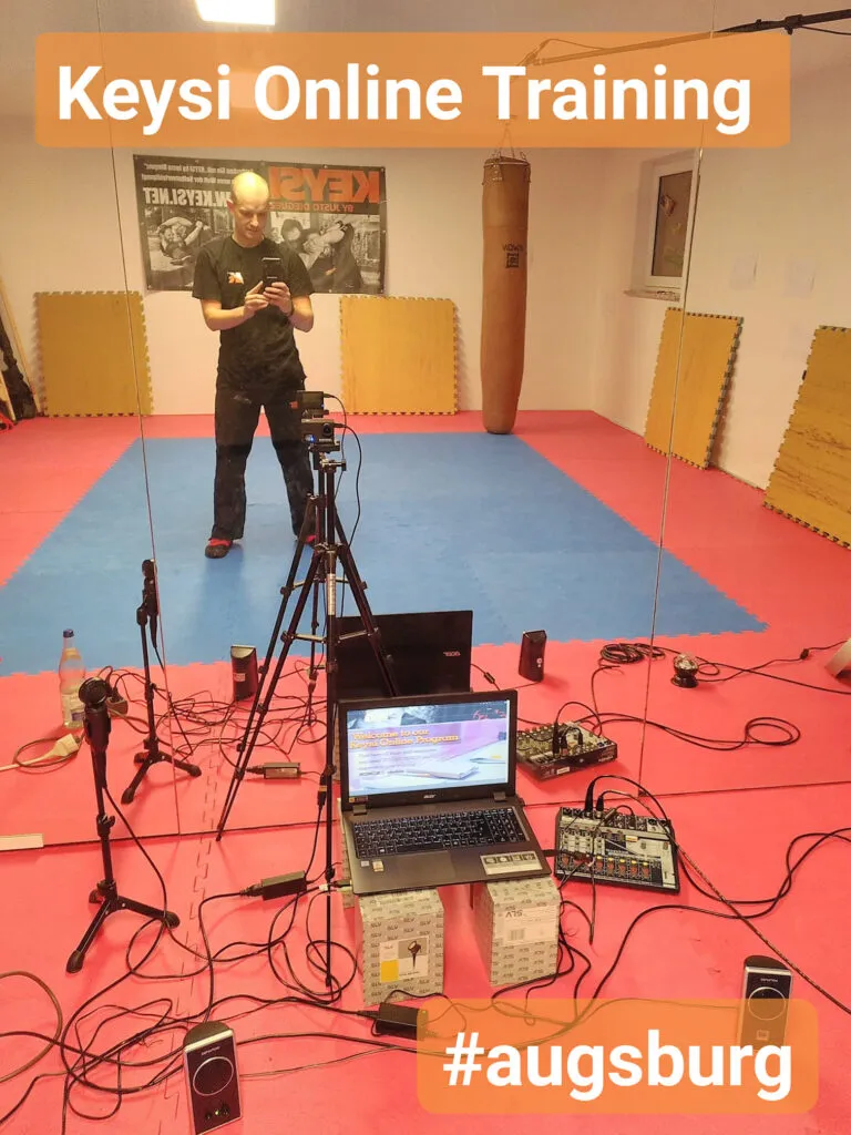 Foto vom Studio für das Keysi-Online-Training