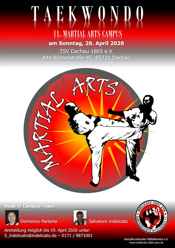 Martial Arts Campus am 26. April 2026 - Ausschreibung Seite 1 von 7