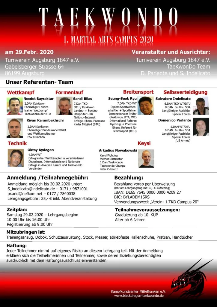 Taekwondo - 1. Martial Arts Campus am 29. Februar 2020 - Seite 2